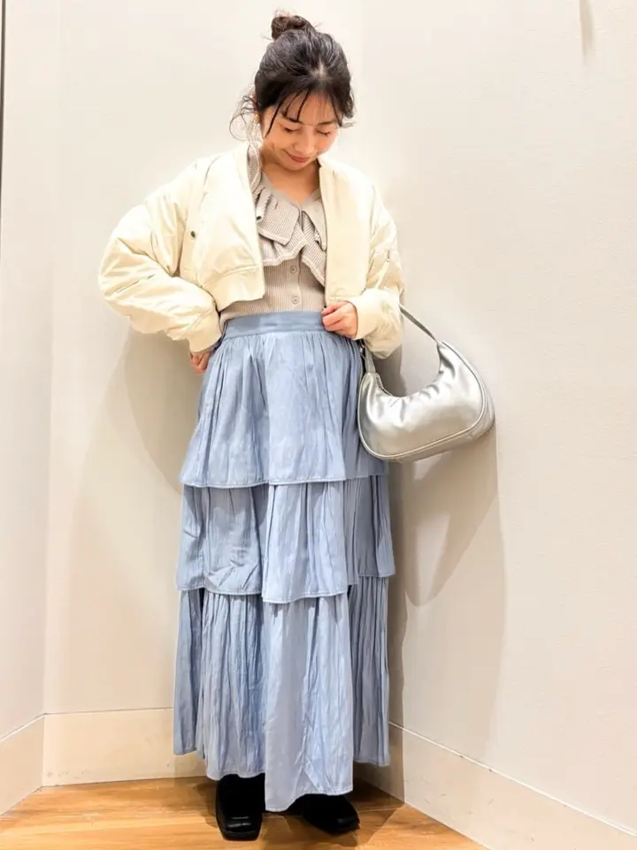 ティアードスカート/earth music&ecology（アース ミュージック