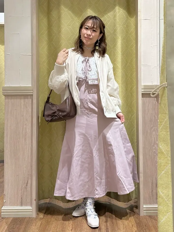 SET2点レースボレロ+キャミワンピース/earth music&ecology（アース