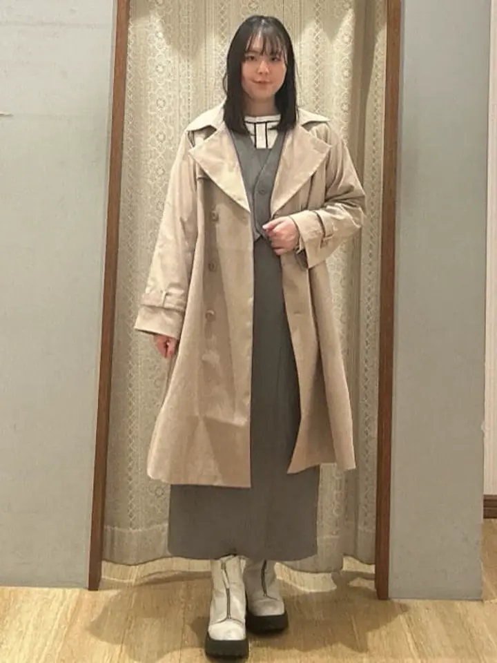 ベーシックトレンチコート/earth music&ecology（アース ミュージック