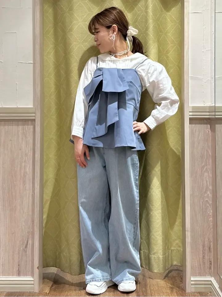 セーラーカラーブラウス/earth music&ecology（アース ミュージック