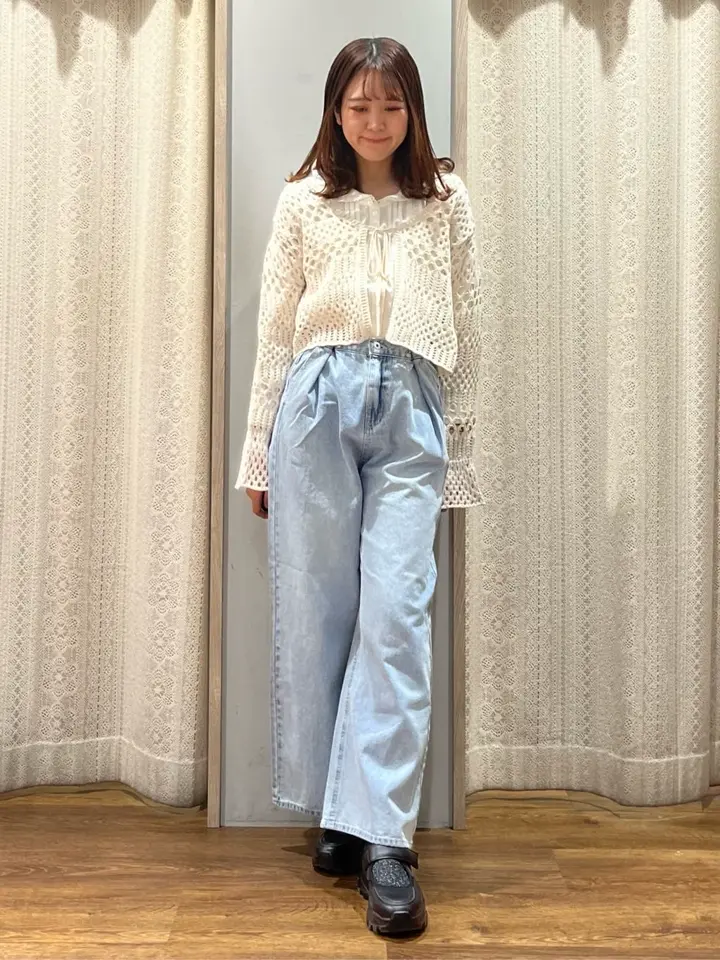 セーラーカラーブラウス/earth music&ecology（アース ミュージック