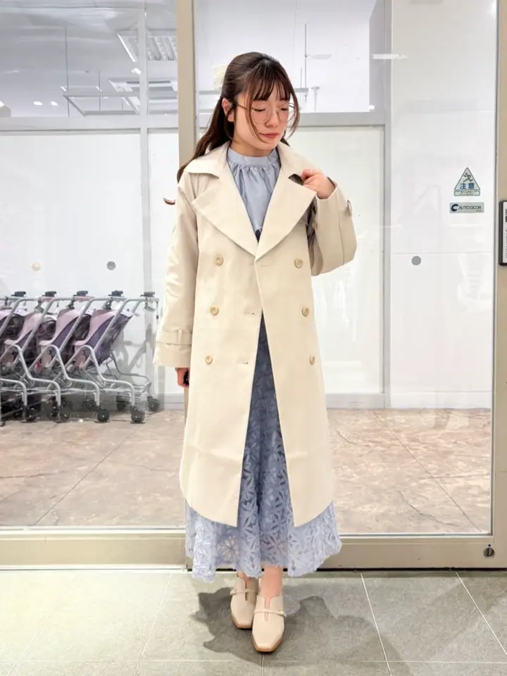 ベーシックトレンチコート/earth music&ecology（アース ミュージック