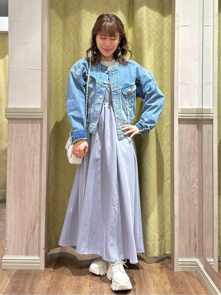 Lee × e.m.a.e. ライダース ノーカラージャケット/earth music&ecology