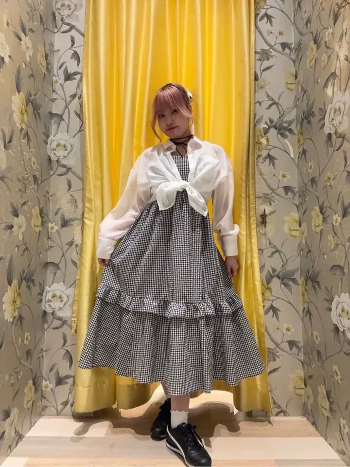 ELENCARE DUE ギンガムキャミワンピース/Green Parks（グリーン