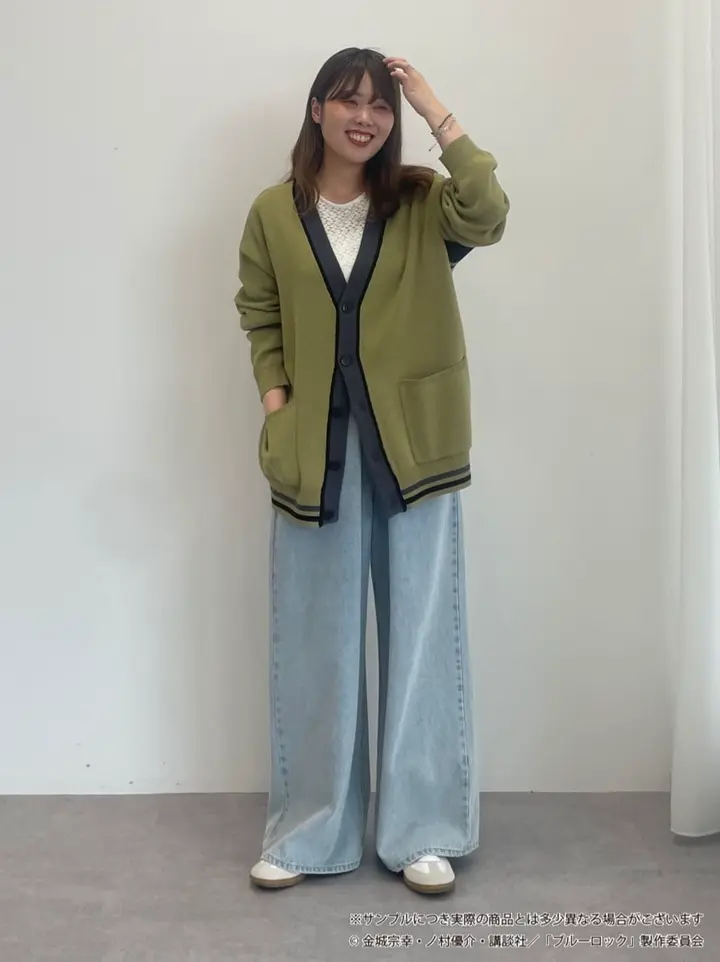 ブルーロック ニットカーディガン/earth music&ecology（アース