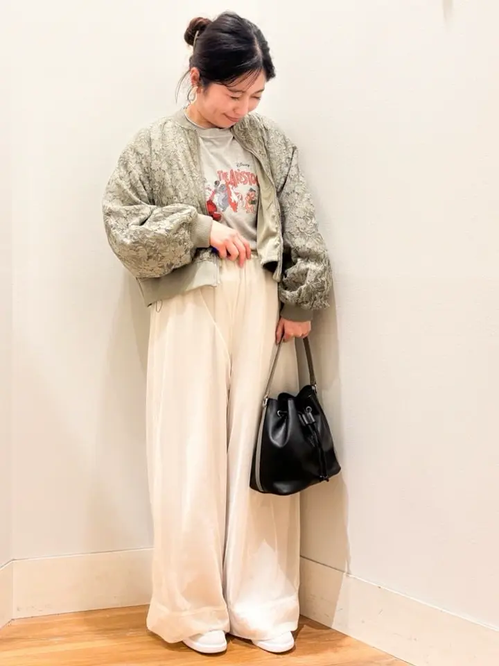 シアーレイヤードパンツ/earth music&ecology（アース ミュージック