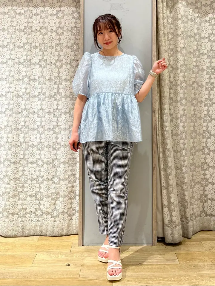 シアージャガードペプラムチュニック/earth music&ecology（アース