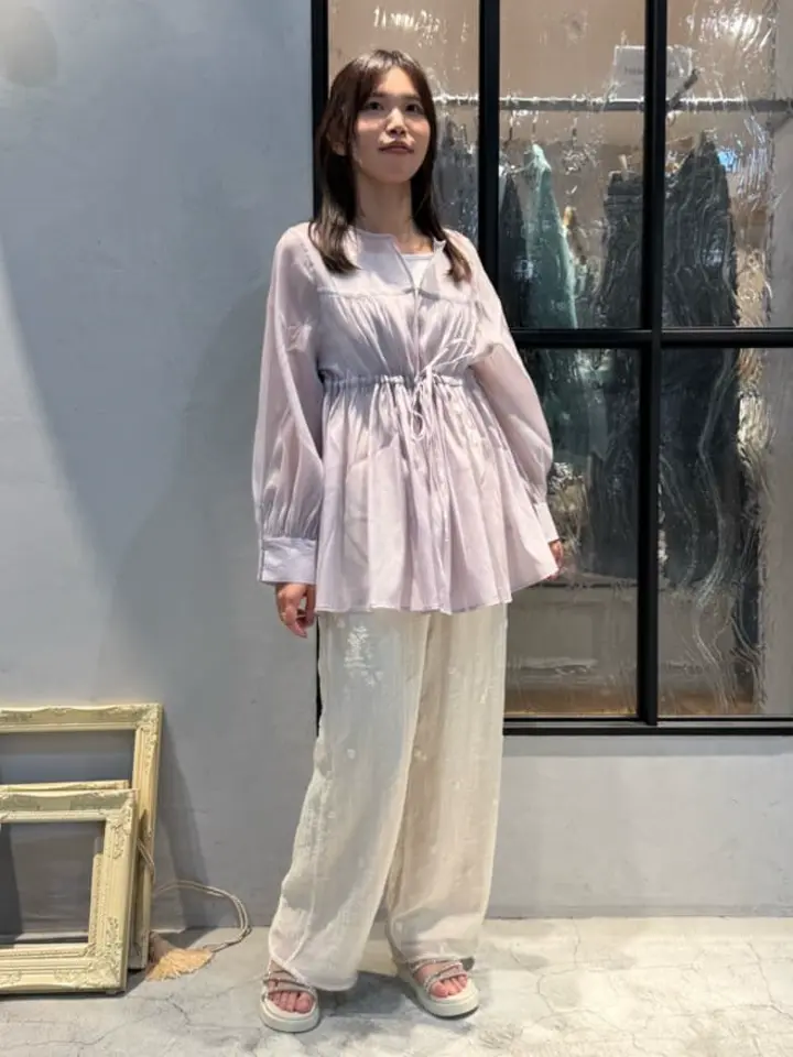 3Dフラワーパンツ/earth music&ecology（アース ミュージック