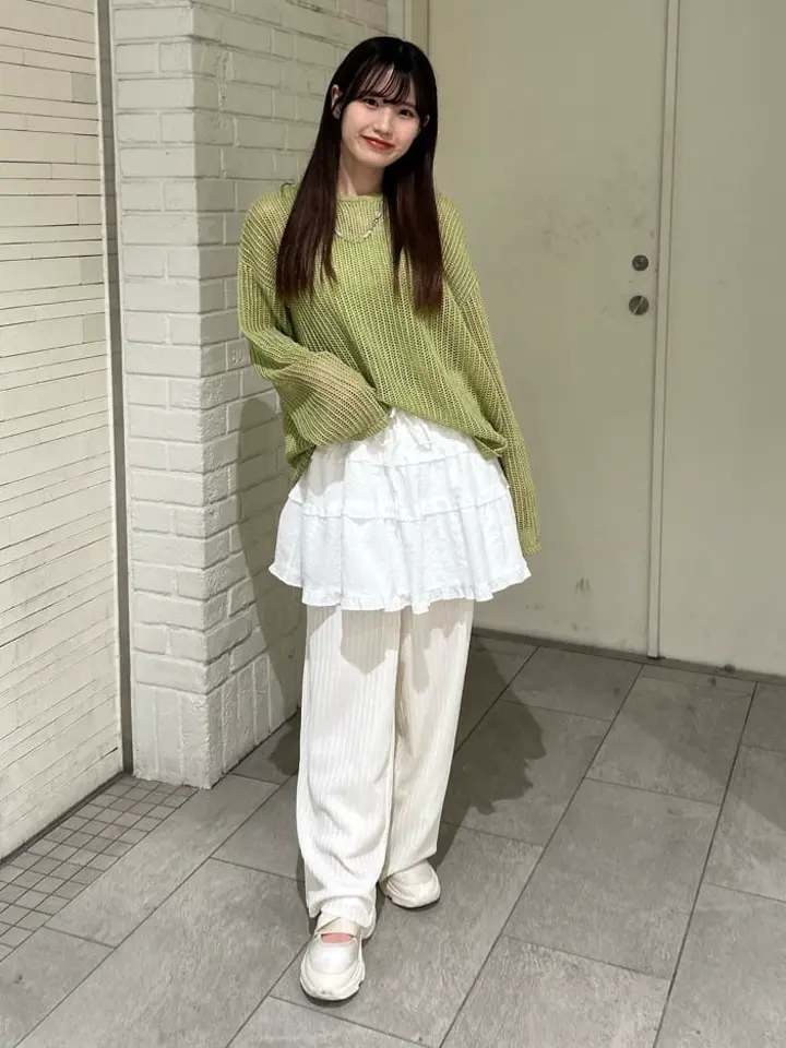 ≪USED≫SET2点メッシュプルオーバー＋タンクトップ/earth