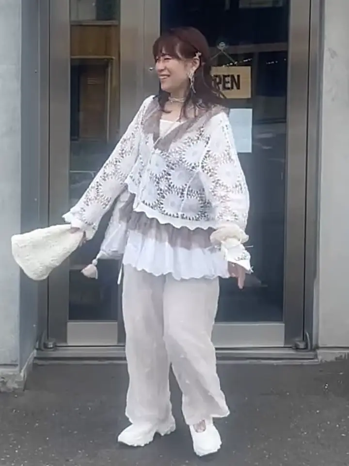 フラワーモチーフキャミ/earth music&ecology（アース ミュージック