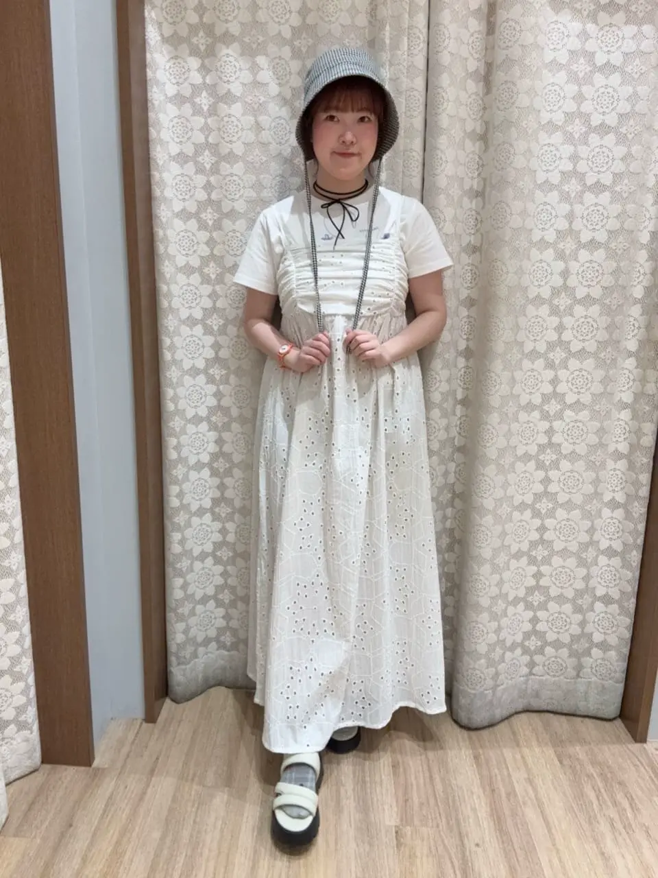 de.sh0p❤ ぽってりシルエット❤ホワイト❤ ロンパース&ボンネット♡ ❤de.sh0p♡セレモニーロンパース&ボンネット♡長袖♡newborn - メルカリ