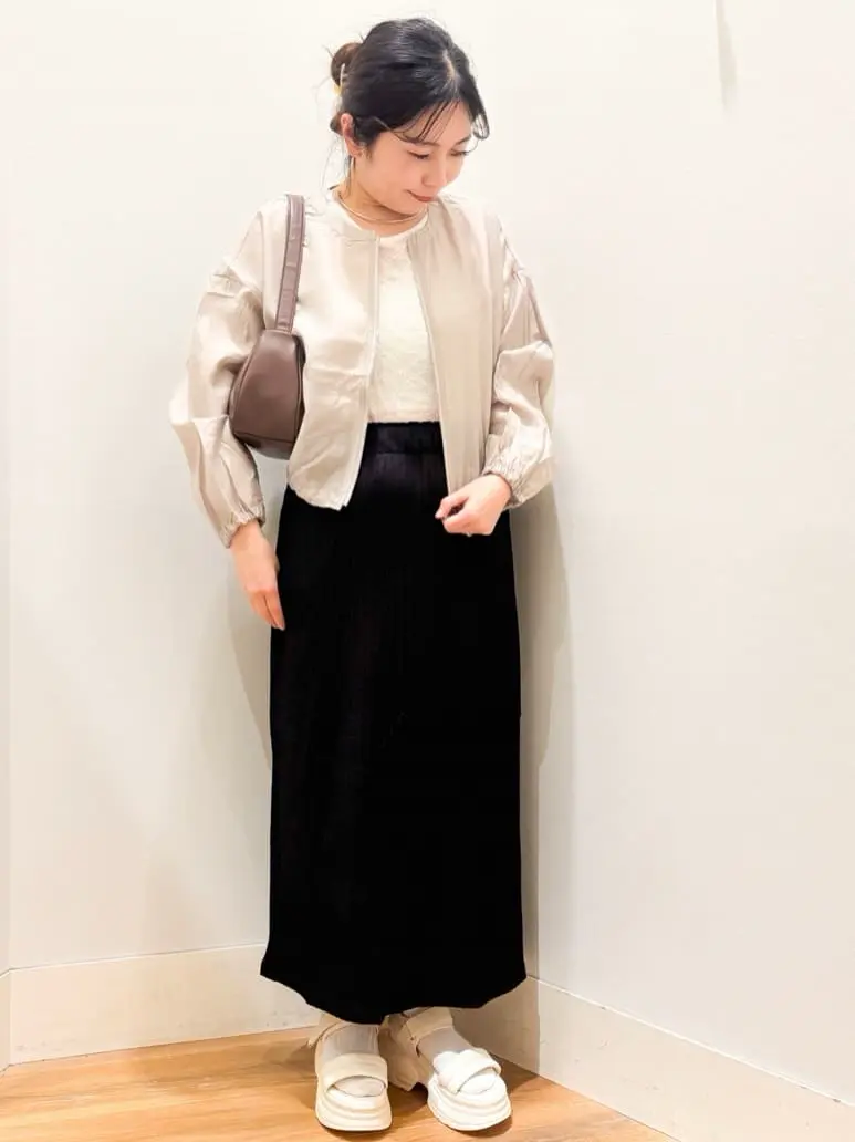 シアーショートシャツブルゾン/earth music&ecology（アース