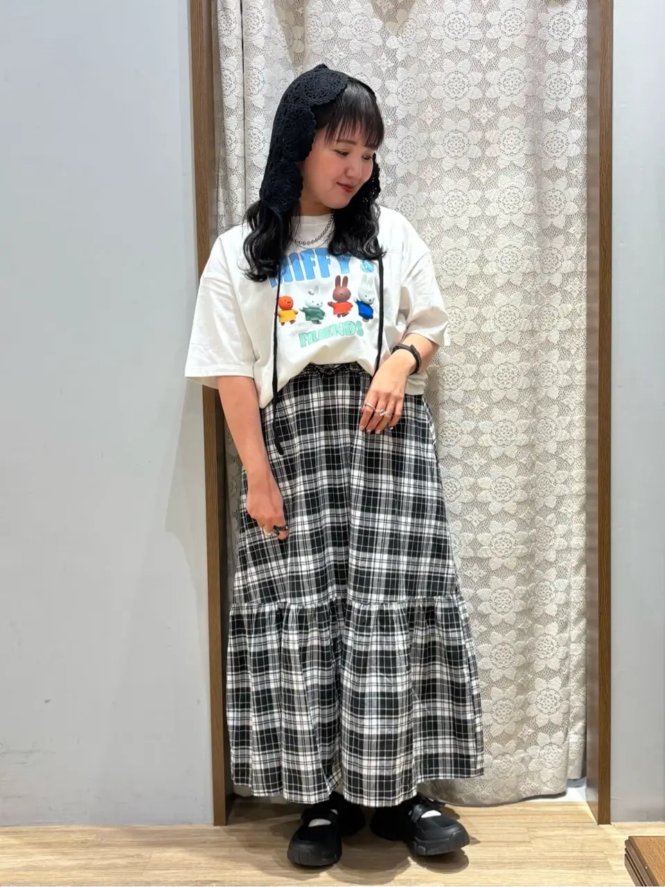 クリンクルスカート/earth music&ecology（アース ミュージック