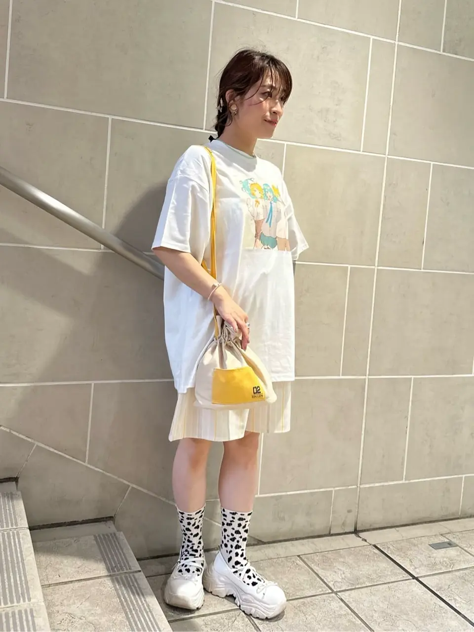 初音ミク&鏡音リン・レン 巾着バッグ/earth music&ecology（アース