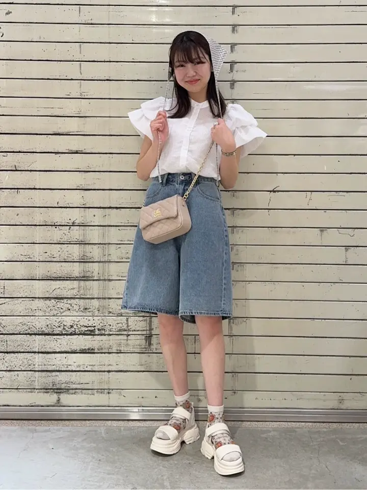 チェックバブーシュカ/earth music&ecology（アース ミュージック