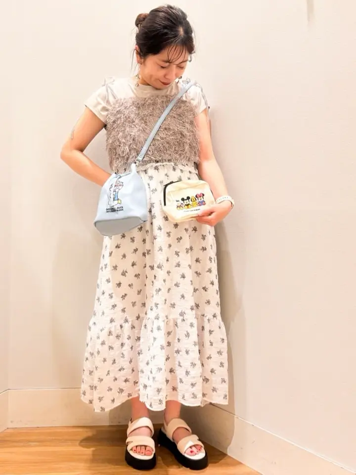 ❤1点限り❤ レトロ ミッキー ポシェット Disney>松本セイジ ミニバッグ/earth music&ecology（アース