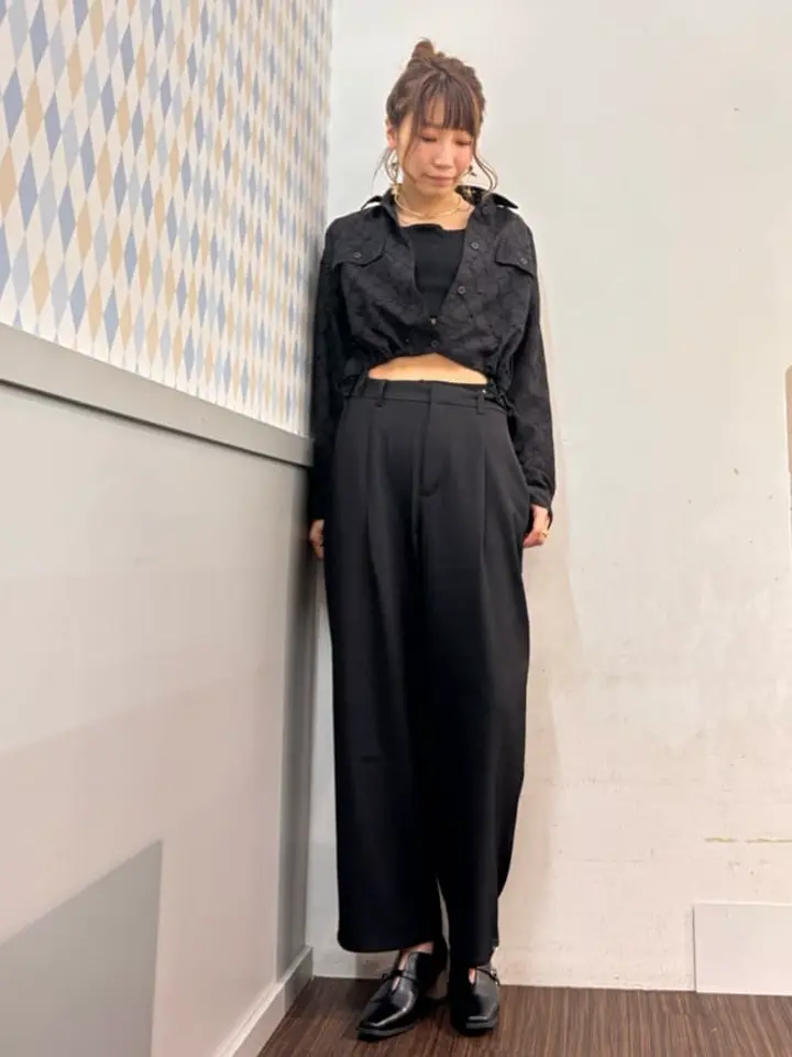 レースブルゾン/earth music&ecology（アース ミュージック