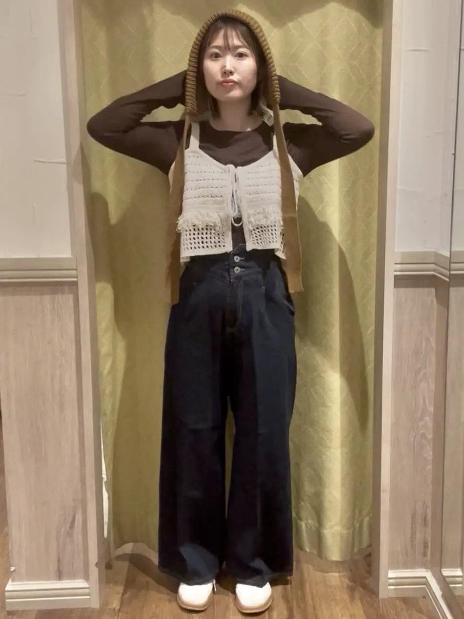 フリンジニットビスチェ/earth music&ecology（アース ミュージック