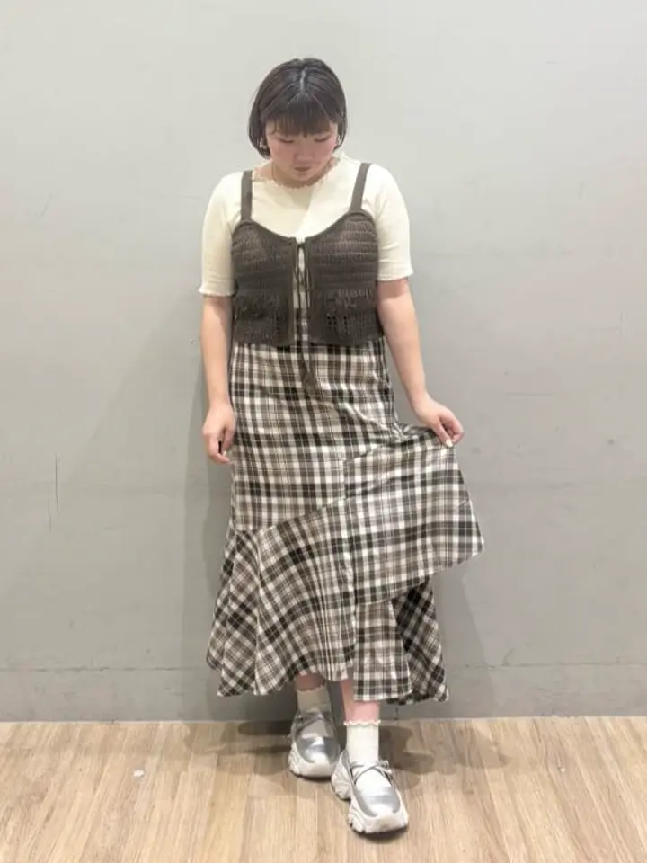 フリンジニットビスチェ/earth music&ecology（アース ミュージック