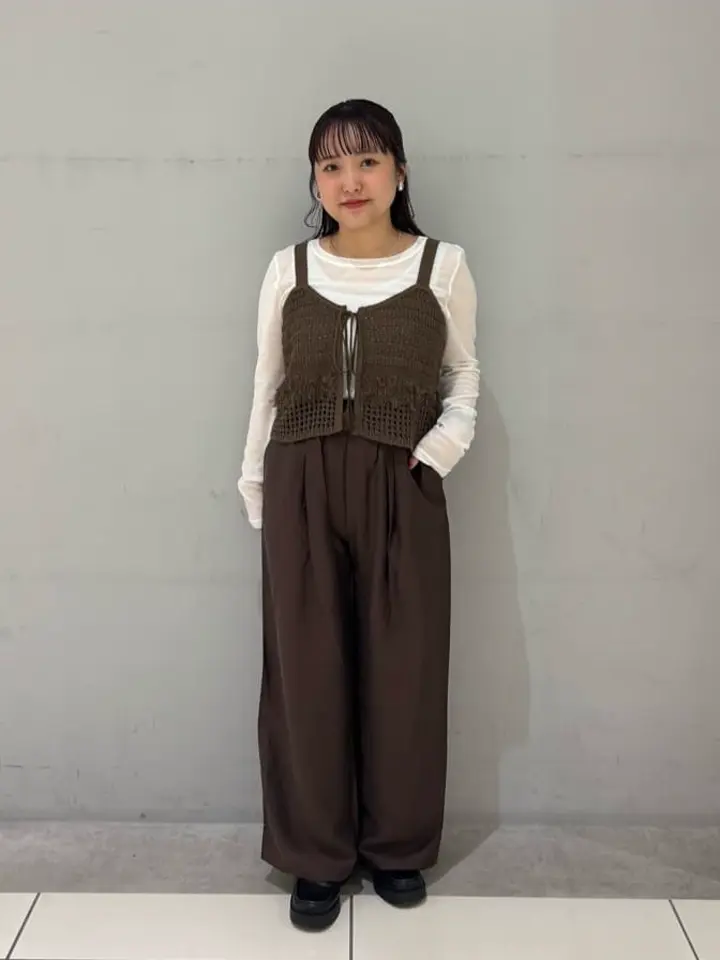 フリンジニットビスチェ/earth music&ecology（アース ミュージック