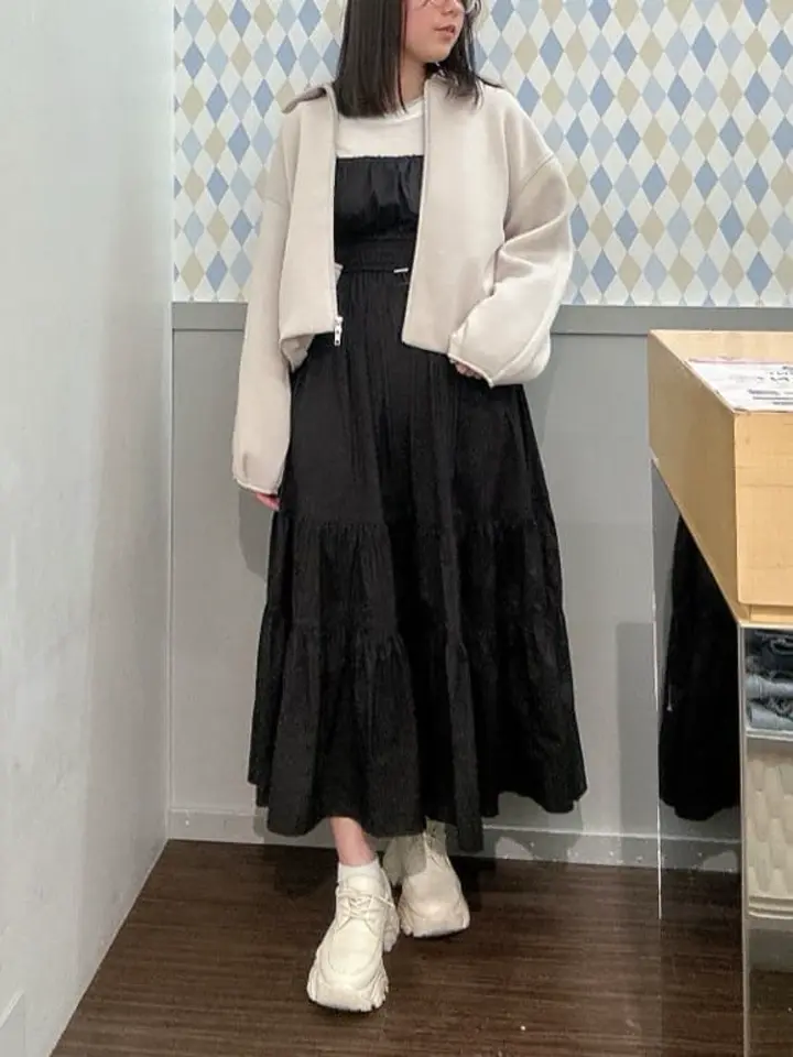 【未使用級♡着用1回】エリザベッタフランキ　ジップアップニットブルゾン　38 tiptop（ティップトップ） ニット セーター 「2025AW新色登場」ライン