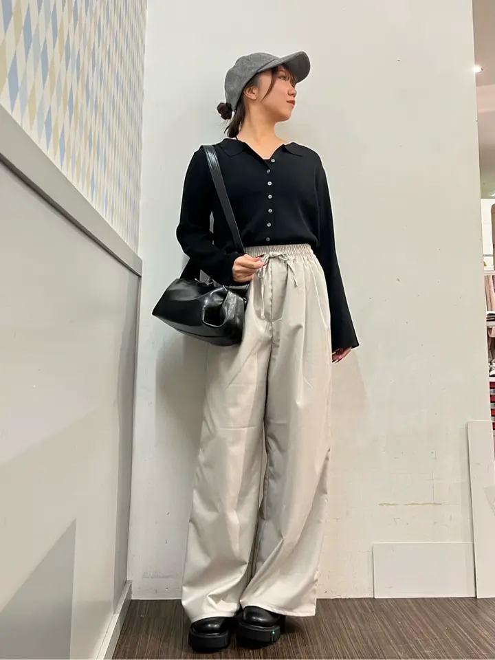 襟付きニットカーディガン/earth music&ecology（アース ミュージック