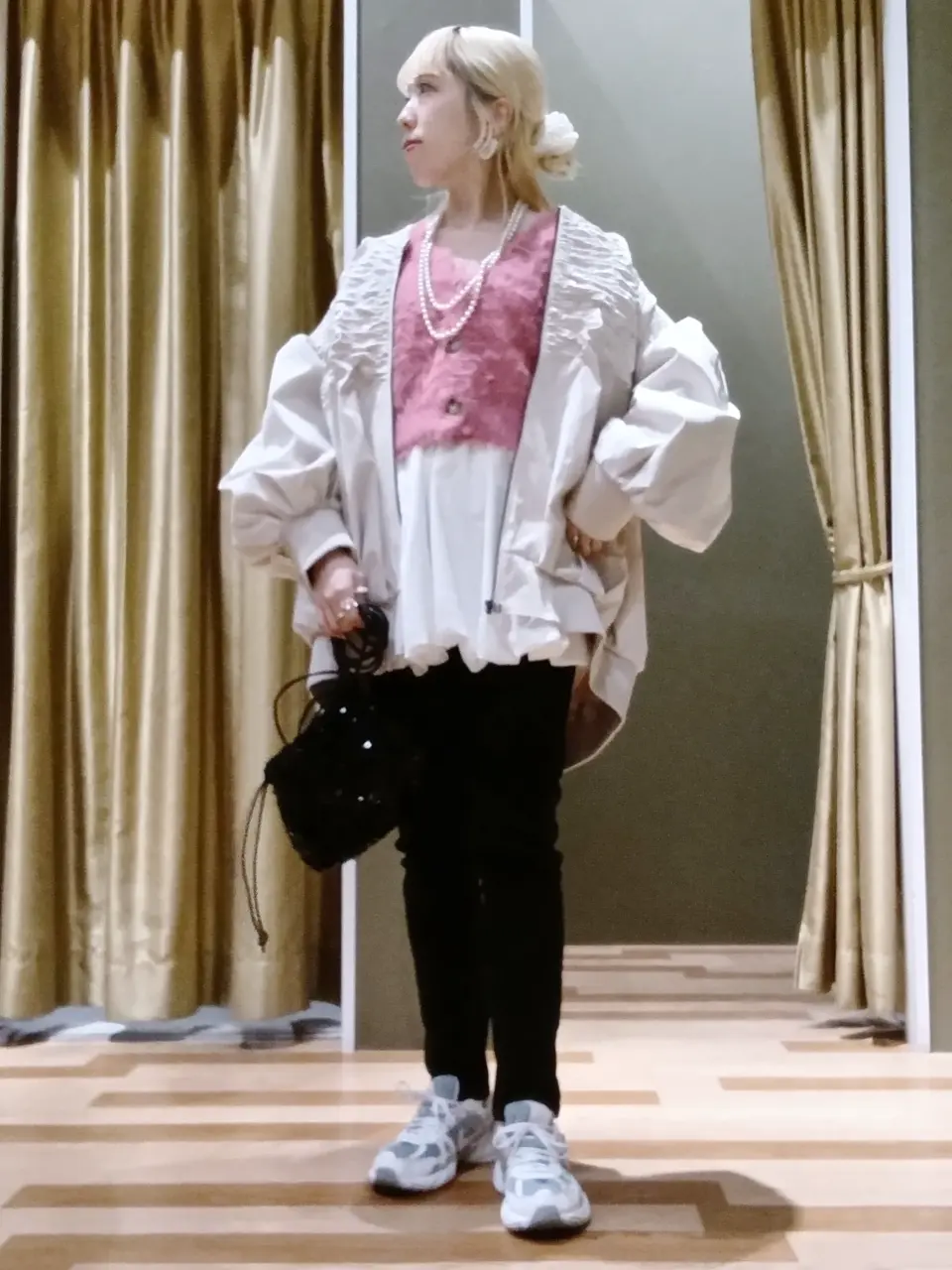 □ESCAR シャーリングブルゾン/Green Parks（グリーン パークス）の