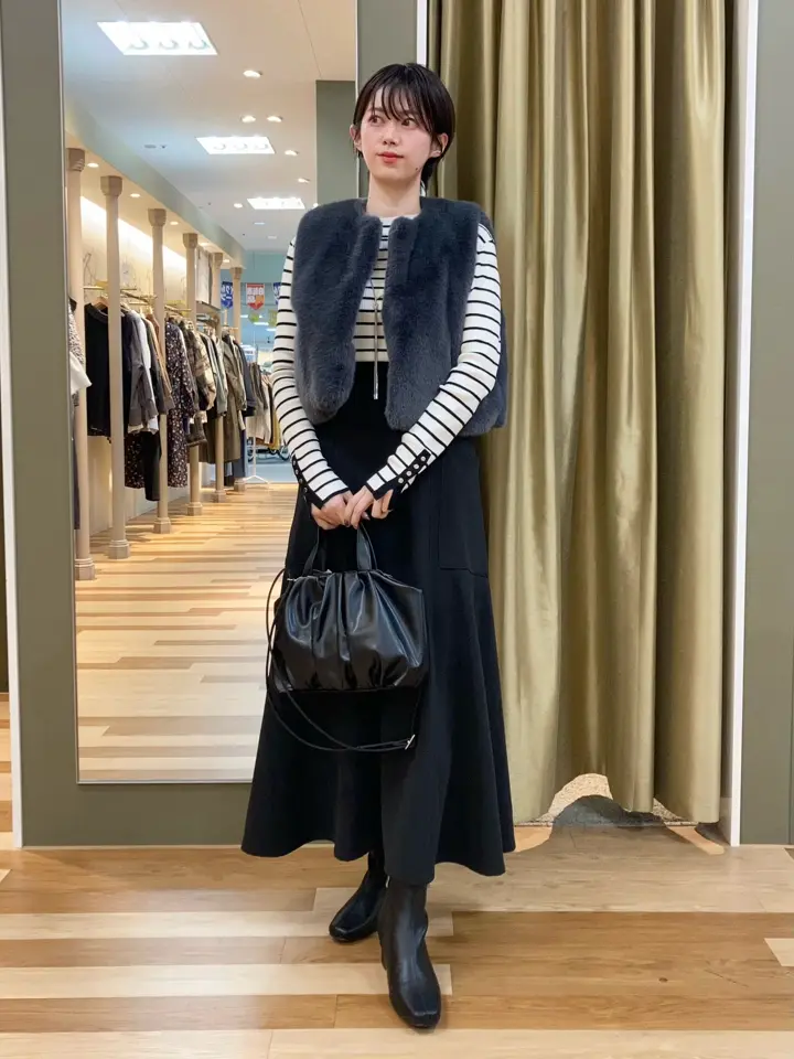 ELENCARE DUE フォックス調ファーベスト/Green Parks（グリーン