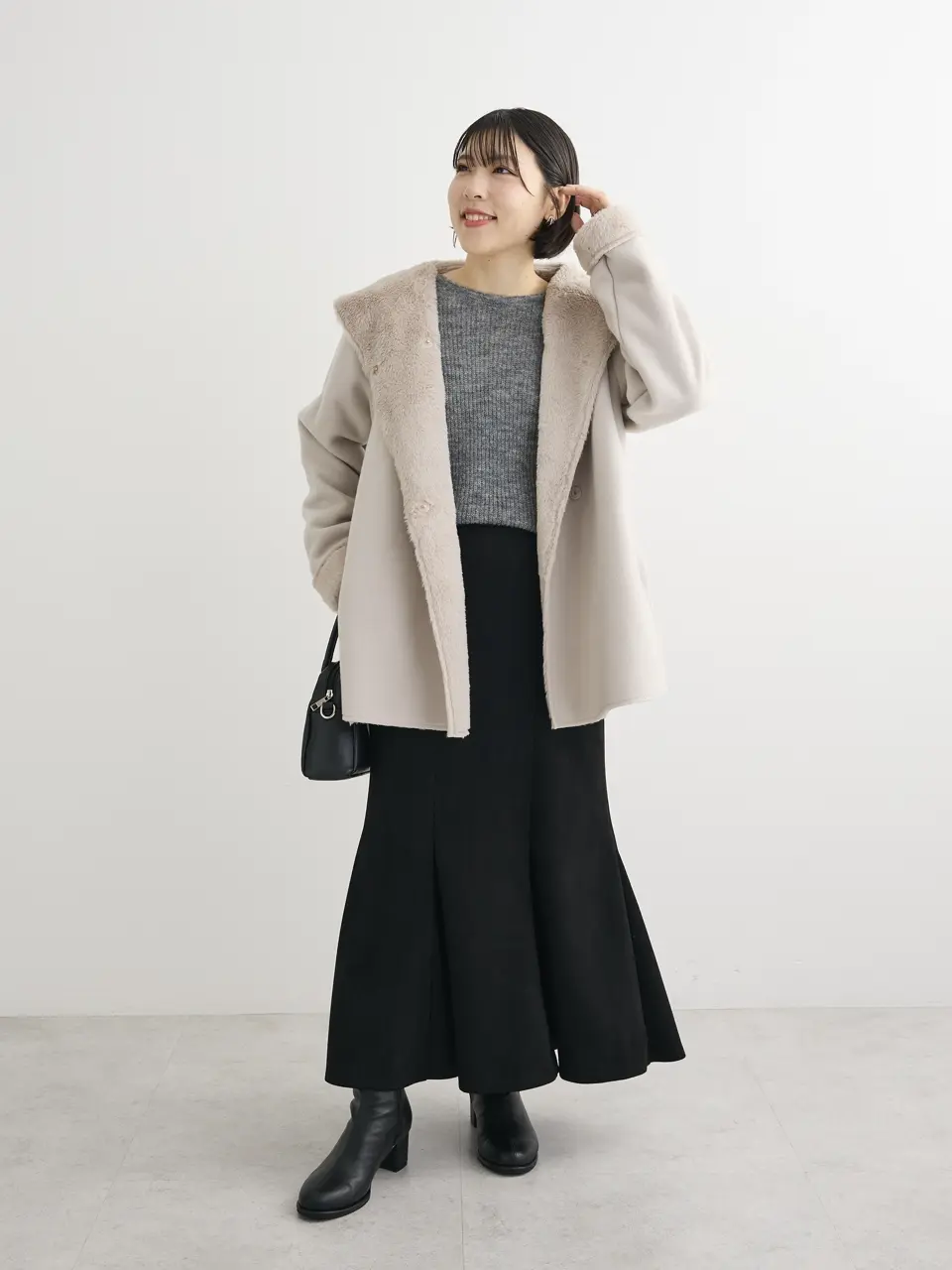 なめらかタッチスウェード調マーメイドスカート/Green Parks（グリーン