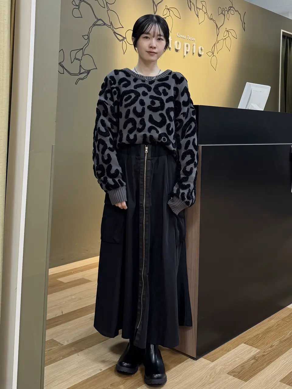 □ESCAR シャーリングブルゾン/Green Parks（グリーン パークス）の