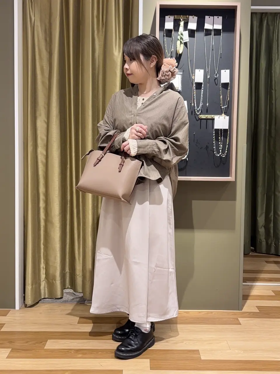 前後2WAYサテンキャミワンピース/Green Parks（グリーン パークス）の