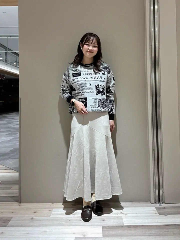 furry rate ジャカードニットプルオーバー/Green Parks（グリーン