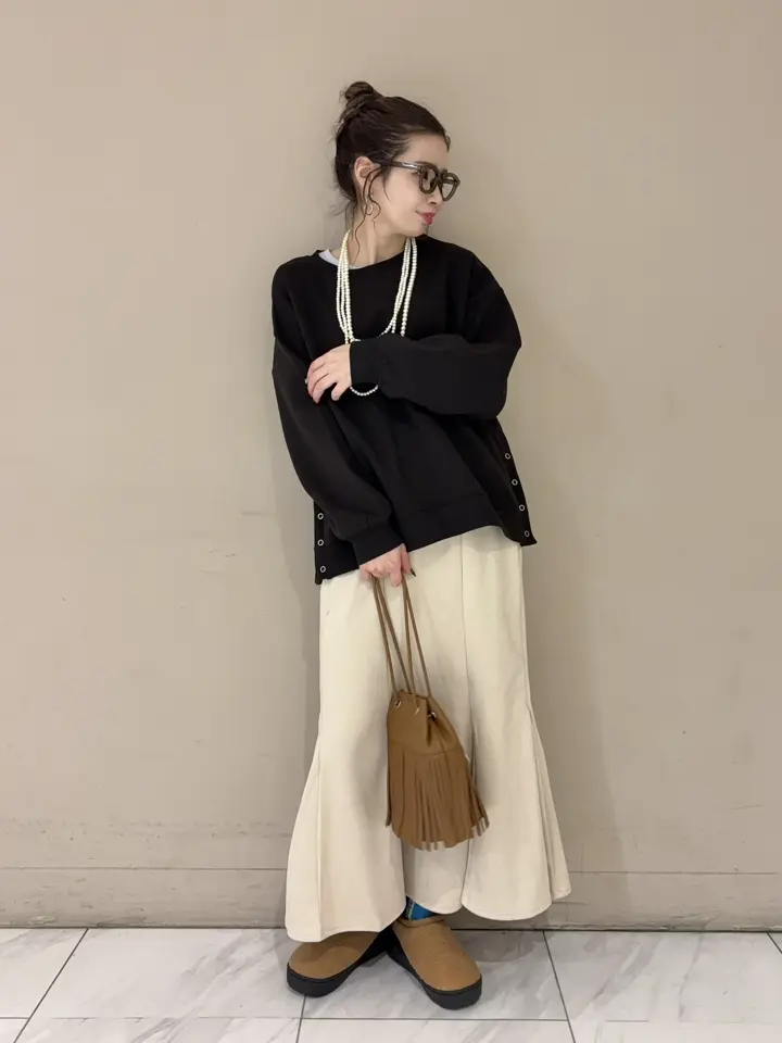 なめらかタッチスウェード調マーメイドスカート/Green Parks（グリーン