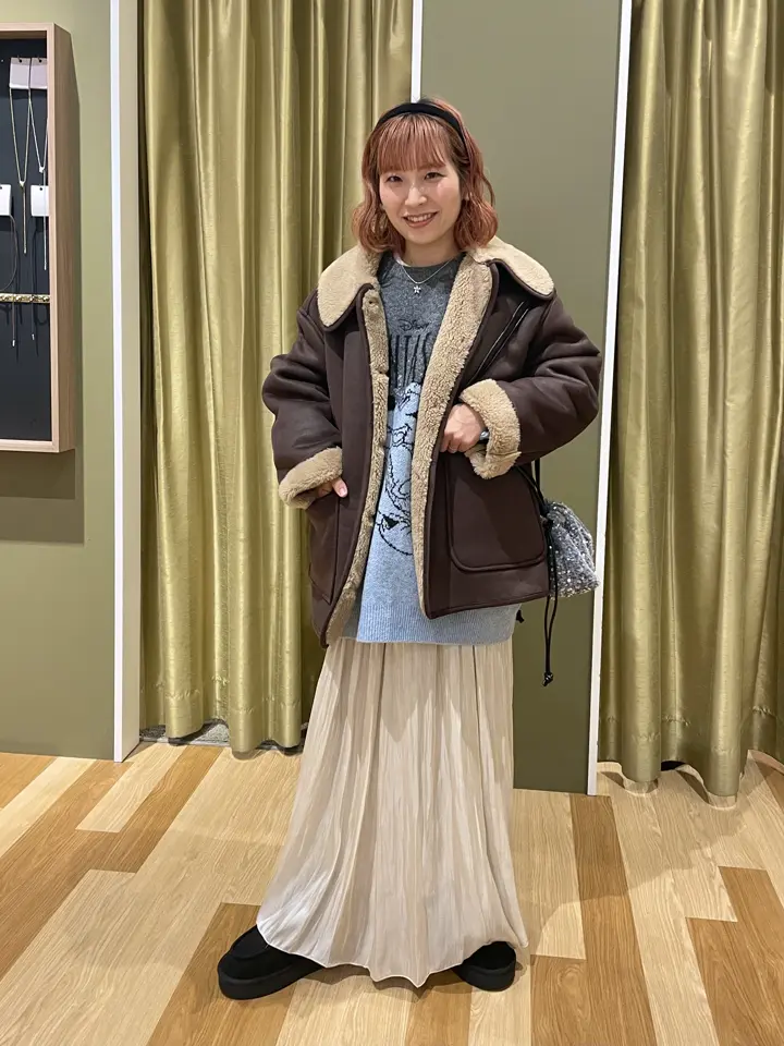 新品✨ PARTY♡フェイクムートンジャケット ロイヤルパーティー ROYAL PARTY フェイクムートンジャケット （ピンク