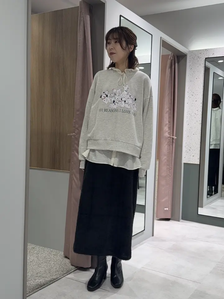 101匹わんちゃん/プリント裏毛スウェット/Green Parks（グリーン