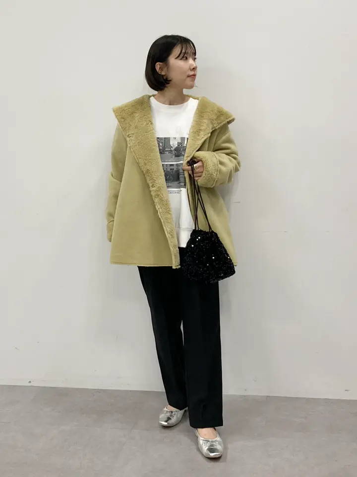 オーバーサイズロゴ裏毛プルオーバー/Green Parks（グリーン パークス