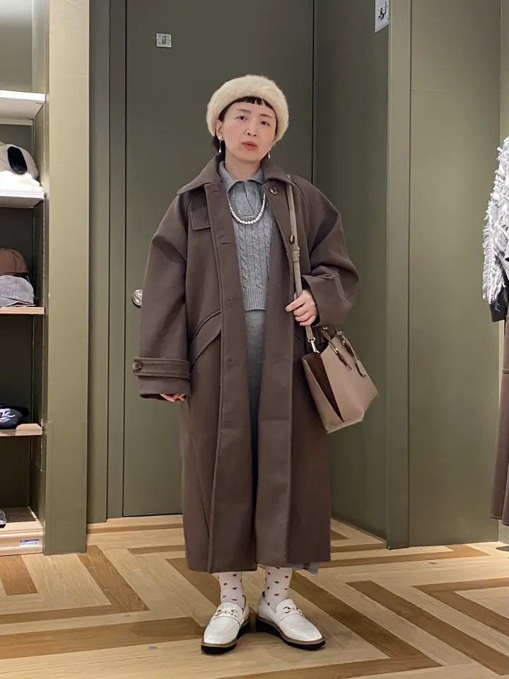 2WAYステンカラーロングコート/Green Parks（グリーン パークス）の