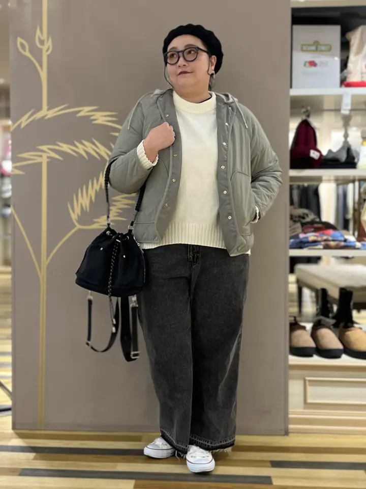 タックワイドデニムパンツ/Green Parks（グリーン パークス）のデニム