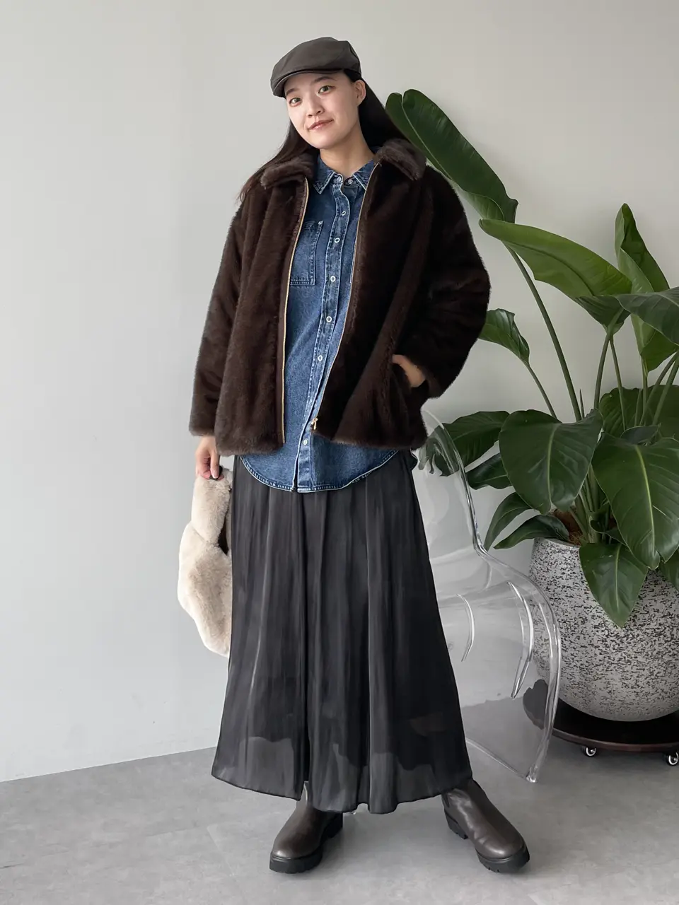 ミンクライクファーブルゾン/Green Parks（グリーン パークス）の