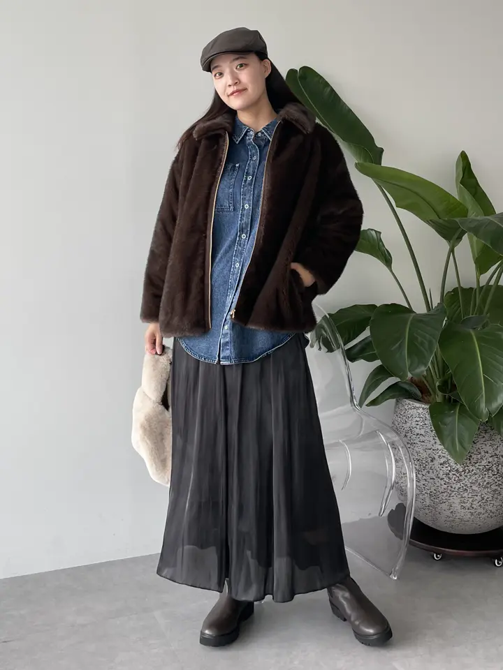 ミンクライクファーブルゾン/Green Parks（グリーン パークス）の