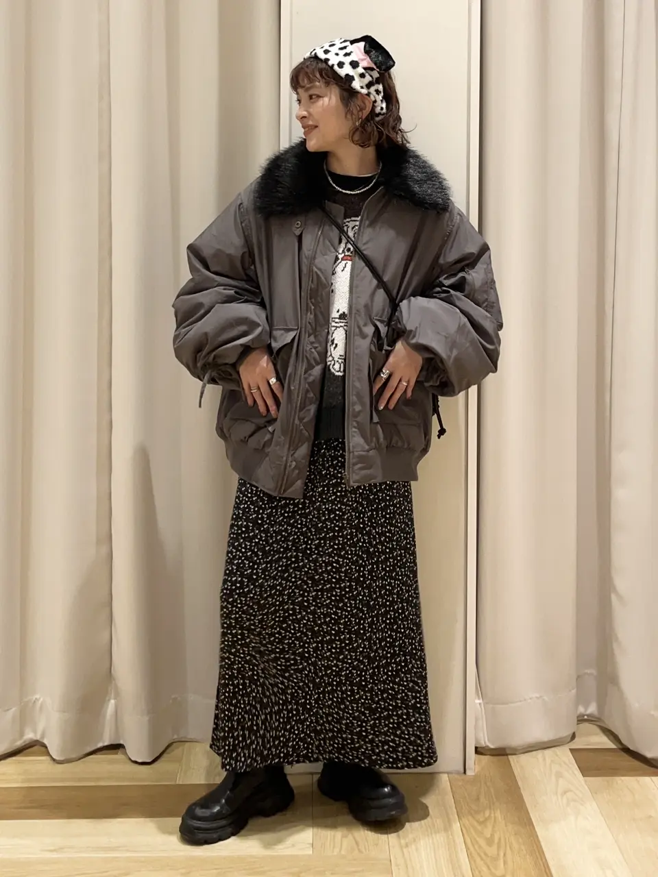 101匹わんちゃん/ジャガードニット/Green Parks（グリーン パークス