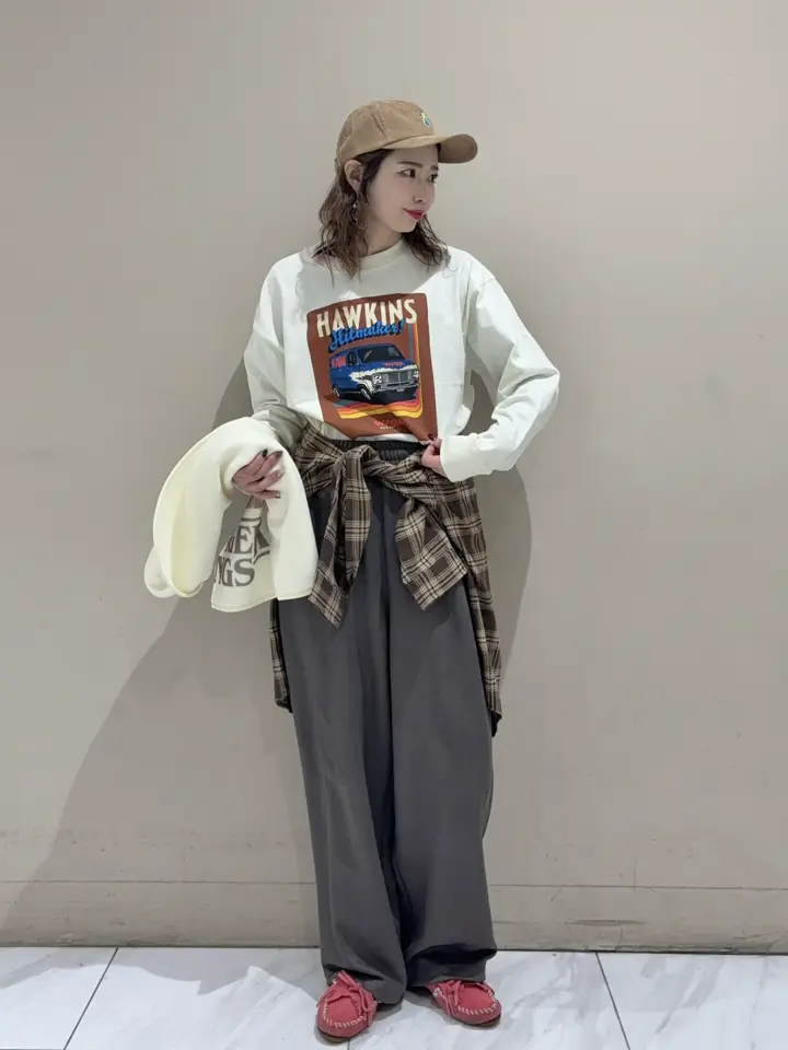 □STRANGER THINGS×MINNETONKA フリースブランケット/Green Parks