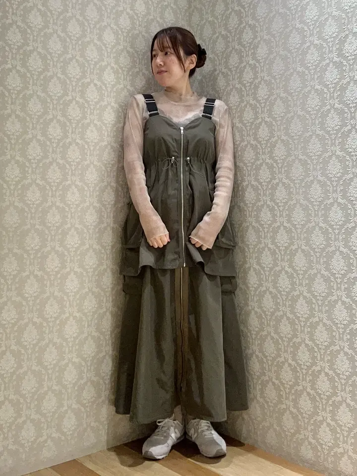 ≪USED≫・SUGAR SPOON ミリタリーキャミチュニック/Green Parks