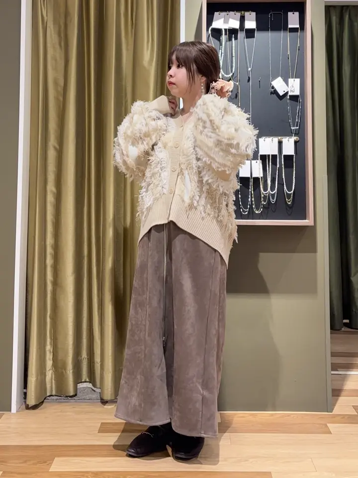 ELENCARE DUE スエードポンチジャンスカ/Green Parks（グリーン