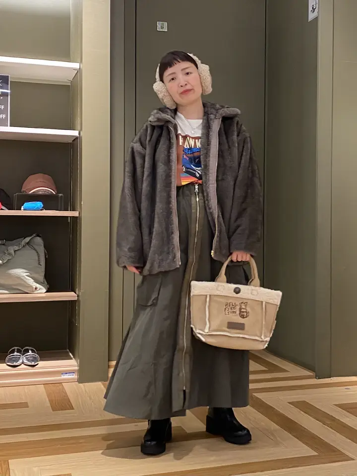 お値下げ　美品　aeca_blancアエカブラン　麻スプリングジャケット　カーキ SUGAR SPOON ミリタリーフレアスカート/Green Parks（グリーン