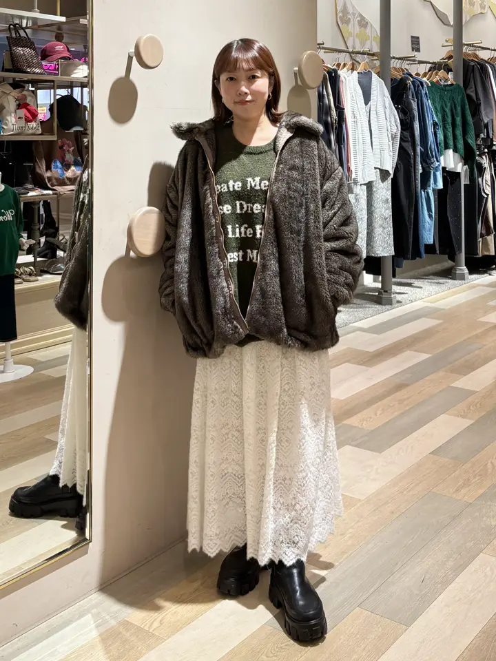 マダム・グレ: シェアミンクファー、リバーシブル、濃茶 ミンクライクファーブルゾン/Green Parks（グリーン パークス）の