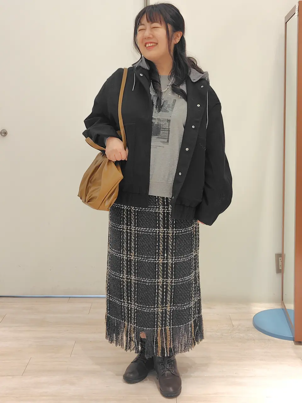 andmikka.タック2WAYボストンバッグ/Green Parks（グリーン パークス