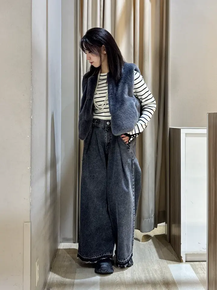 ELENCARE DUE フォックス調ファーベスト/Green Parks（グリーン