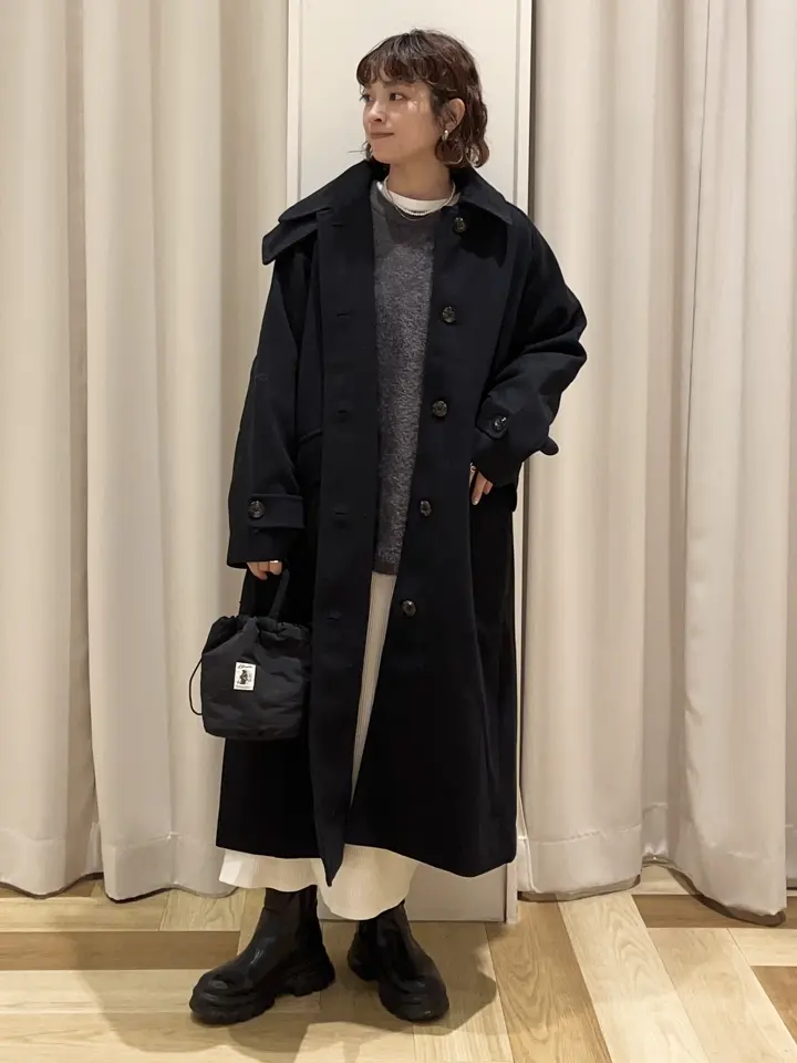 2WAYステンカラーロングコート/Green Parks（グリーン パークス）の