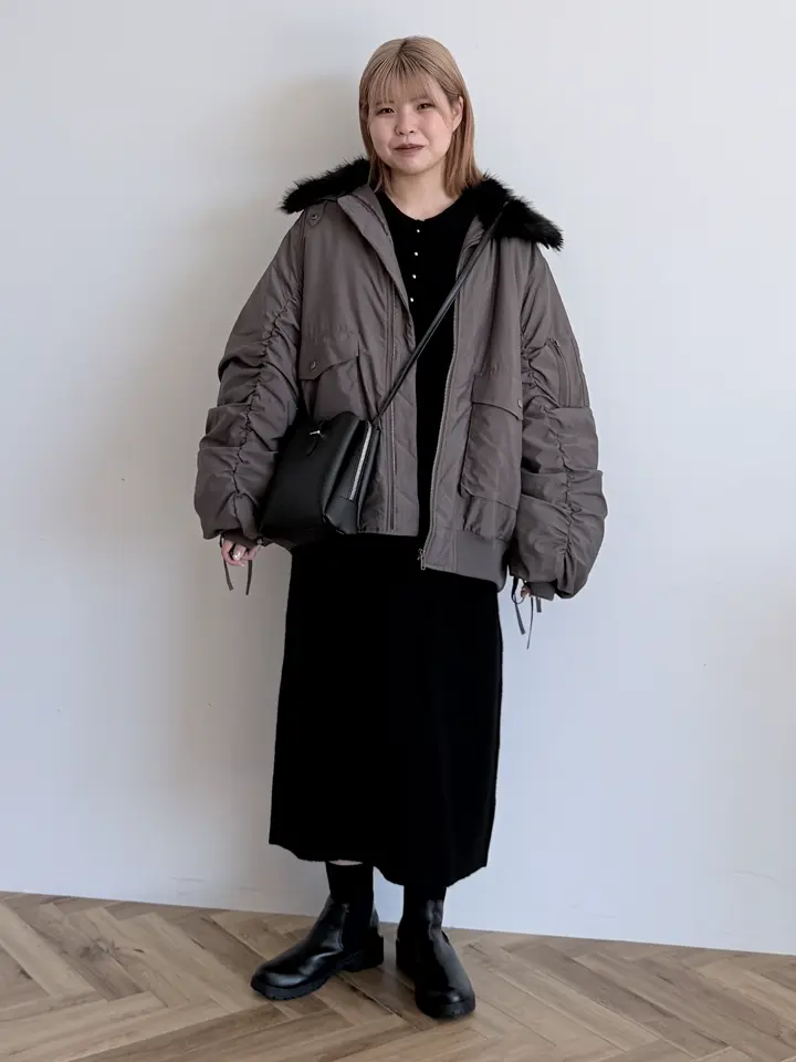 swing by ティペット付ミリタリーブルゾン/Green Parks（グリーン